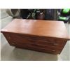 Image 1 : Honderich Red Seal Cedar Chest on Castor 18" x 18" x 39" 