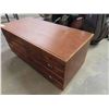 Image 2 : Honderich Red Seal Cedar Chest on Castor 18" x 18" x 39" 