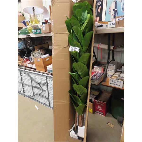 Pure Garden Artificial Plant in Pot 70" Tall New in Box 