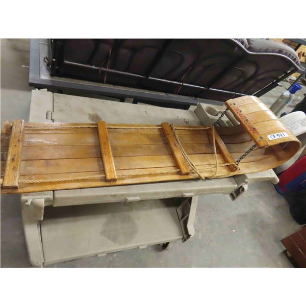 Mastercraft Small Wood Toboggan 46" Long