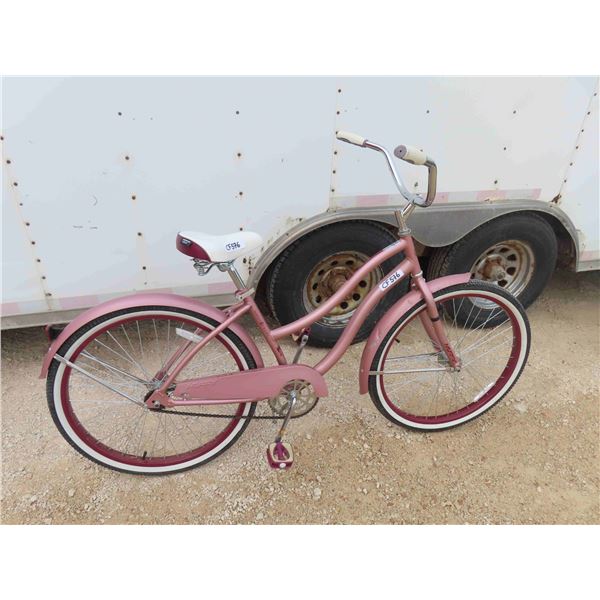 Huffy Capitol Ladies Pedal Bike with 26" White Wall Rims + Tires -  a Few Fender 