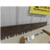Image 3 : Vintage Wood Buck Saw + Crosscut Saw - Great Wall Hangers