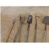 Image 3 : Assorted Shovels, Cultivator, Post Hole Digger 