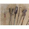 Image 6 : Assorted Shovels, Cultivator, Post Hole Digger 