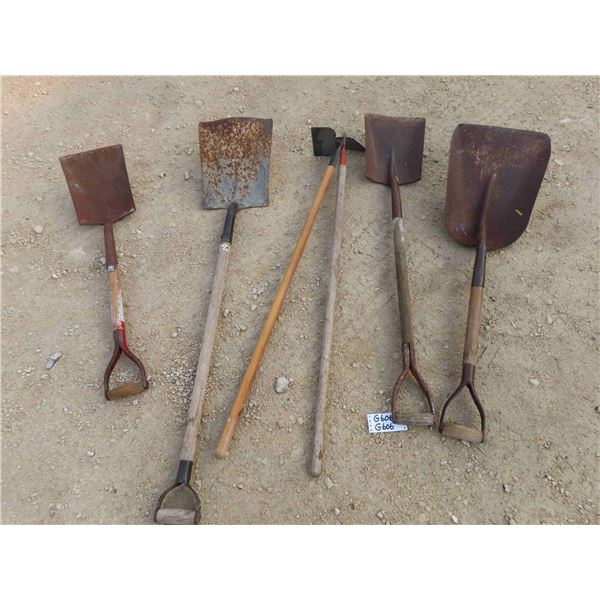 4 Shovels + 2 Hoes