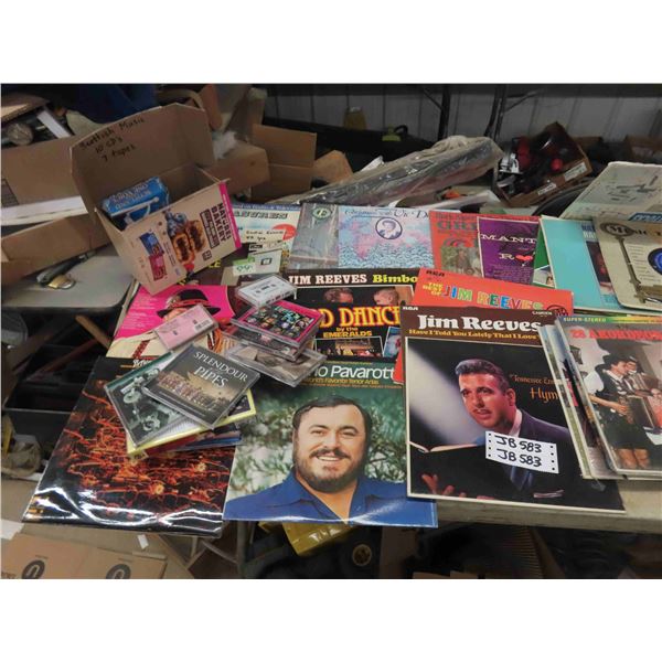 Large Assortment of Records, CDs, Cassettes ; Scottish, Ukrainian, Stuff I Don't Know,