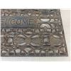 Image 5 : Heavy Cast Iron Floor Grate with ' Welcome' 17.5" x 27.5"
