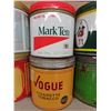 Image 3 : Lot of 8 Vintage Tin Tobacco Tins ; Export, Old Chum, Vogue, Mark 10, plus others