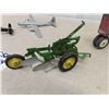 Image 5 : Die Cast IH Tractor, John Deere Plow, 2 Cast Airplanes