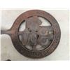 Image 3 : Vintage Cast Iron Meat Grinder - Unusual Style, Cast Trivet