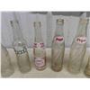 Image 3 : 10 Assorted Pop Bottles ; Pepsi, Crush, Coke, plus others