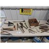 Image 1 : Assorted Files, Pipe Wrenches, Screwdrivers, 3/4'' Drive Ratchet, 