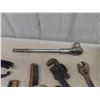 Image 5 : Assorted Files, Pipe Wrenches, Screwdrivers, 3/4'' Drive Ratchet, 
