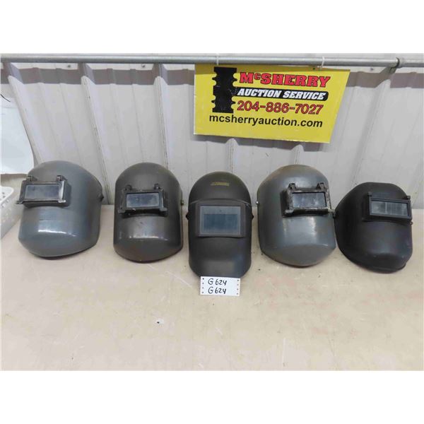 5 Welding Masks of Assorted Styles