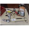 Image 1 : 2 Air Hammers, Air Snips, Air Sander, Air Fittings, Pressure Gauges, 
