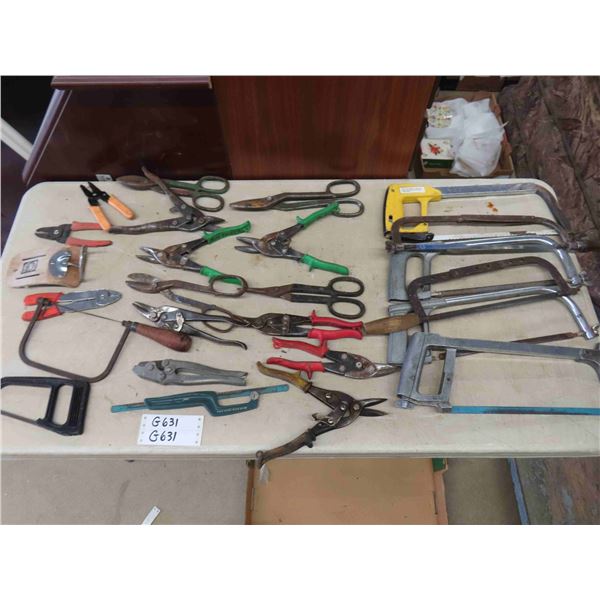 Hack Saws, Aviation Snips, Wire Strippers