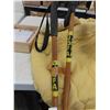 Image 3 : Antique Wood Skis with Boot Bindings and 2 Sets of Poles - 1 
