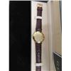 Image 5 : Swiss Made Gold Plated Gucci Watch with Leather Strap in Box 