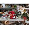 Image 1 : Large Assortment of Christmas Decorations