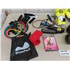 Image 5 : Boxing Gloves , Skipping Ropes, Mini Air Pumps, Work Out DVDs 