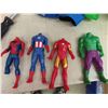 Image 9 : 2 Boxes of Assorted Toys : Action Figures, Play Tools, Costumes