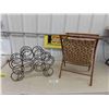 Image 1 : Sewing Basket , Wine Bottle Rack