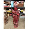 Image 1 : Asian Themed Ceramic Statue of Woman Thinking 55'' Tall