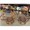 Image 1 : 2 Bamboo Basket Chairs No Cushions