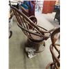 Image 5 : 2 Bamboo Basket Chairs No Cushions