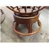 Image 6 : 2 Bamboo Basket Chairs No Cushions