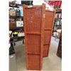 Image 2 : Wicker 3 Panel Room Divider Privacy Screen - Each Panel is 70'' x 17 1/2'' 