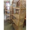 Image 4 : 2 Wicker Shelving Units 70'' x 30'' x 15'' + 58'' x 26'' x 16''