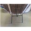 Image 6 : Mid Century Wicker Basket Chair with 2 Fitted Cloth Covers , Chair