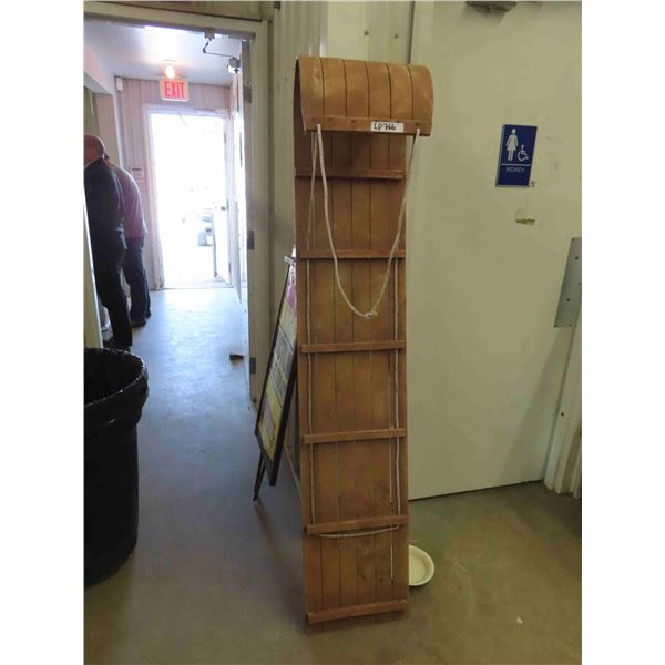 6' Wood Toboggan