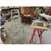 Image 7 : 4' Aluminum Step Ladder, Folding Portable Saw Table
