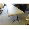 Image 3 : Folding Plastic Table 71'' x 30'' x 30'' 