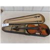 Image 1 : Vintage Violin in Case with 2 Bows 