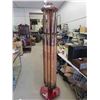 Image 1 : Ornamental Pipe Organ Pipes on Rolling Stand 82'' Tall