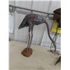 Image 2 : Assorted Metal Art Birds, Cranes, Plus 30'' Tall 