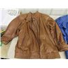 Image 2 : 3 Leather Jackets Assorted Colors - 1 Marked Size 8, Others 