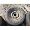 Image 4 : 4 Tires and Rims : 2 Vanderbilt All Season P 235/75R 15 on 5 Bolt Rims, 1 