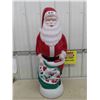 Image 1 : Light Up Santa Clause Blow Mold 42" Tall 