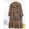 Image 1 : Ladies Fur Coat, Hand Stitched in Germany - Sz LG 