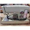 Image 2 : Sears Kenmore Portable Sewing Machine, Sewing Basket + Assorted Goodies