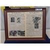 Image 1 : Framed 1963 & 1968 New York Times - Stories of Kennedy's Death 17" x 23" 