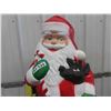 Image 2 : Santa with Reindeer Blow Molds 42" Tall 