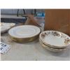 Image 2 : 10 China Pieces ; 4 Crown Staffordshire ' Golden Glory' Plates, Minton, Foley, 4 