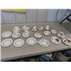 Image 1 : 9 Trios 9 Cup, Saucer, + Plate ; 2 Royal Albert ' Poinsettia', 3 Bell ' Narcissus', 3