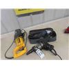 Image 1 : 3 Power Tools ; DeWalt Reciprocating Saw, Porter Cable Drywall Gun, Mastercraft