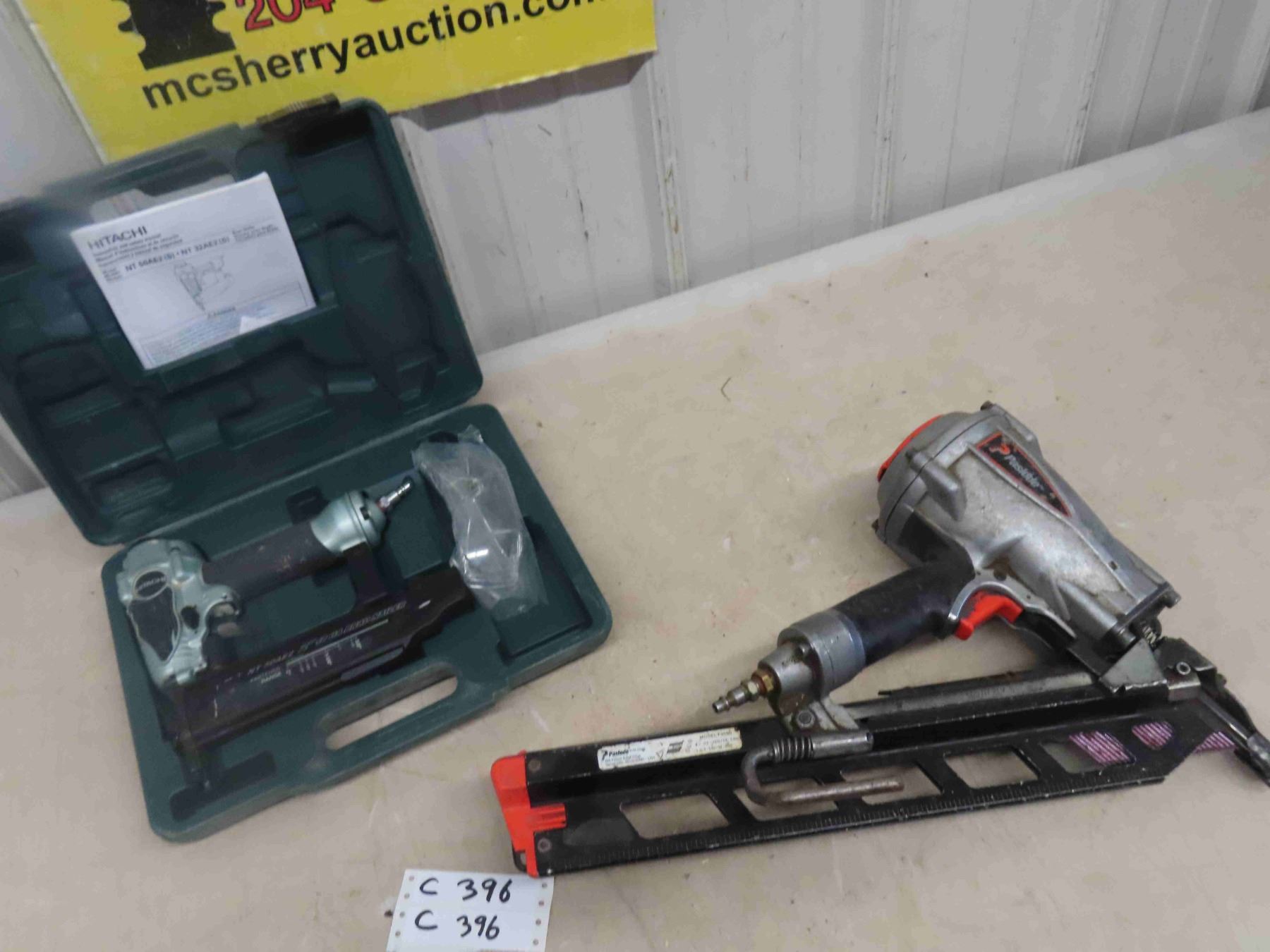 Paslode Air Framing Nailer & Hitachi Air Brad Nailer